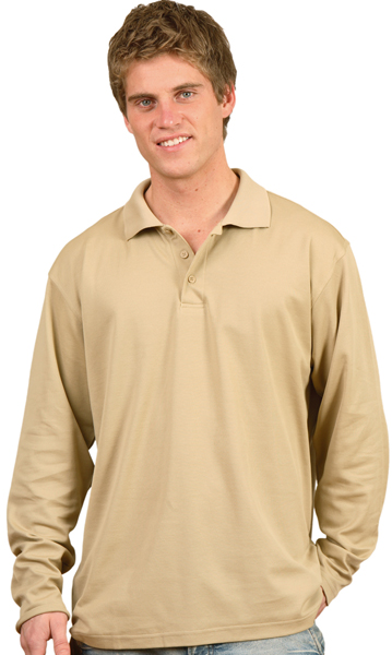  LONG SLEEVE TRUEDRY POLO SHIRTS